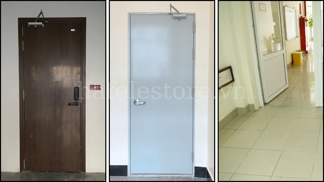 Ứng dụng thực tế của bản lề cửa chống cháy