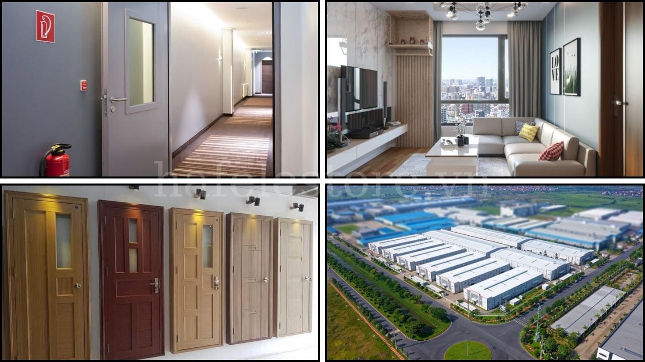 Ứng dụng thực tế của bản lề lá chống cháy