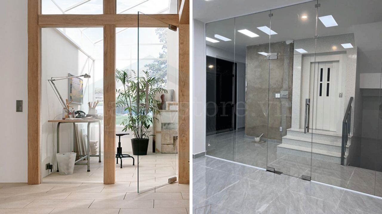 Ứng dụng thực tế của bản lề sàn