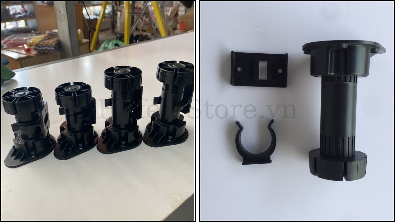 Chân Nhựa Tủ Bếp Hafele Có Nhiều Kích Thước Khác Nhau