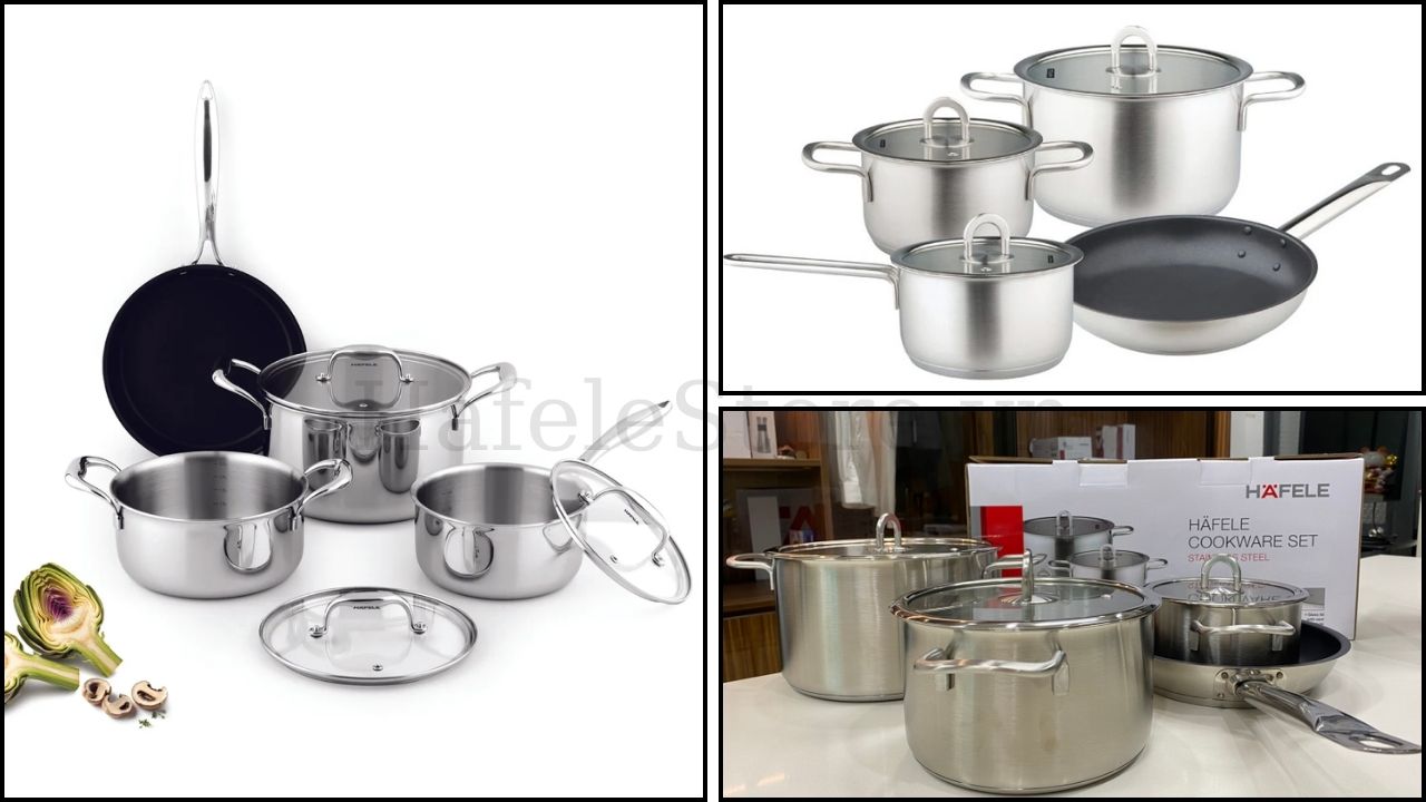 Bộ Nồi Chảo Bếp Từ Hafele