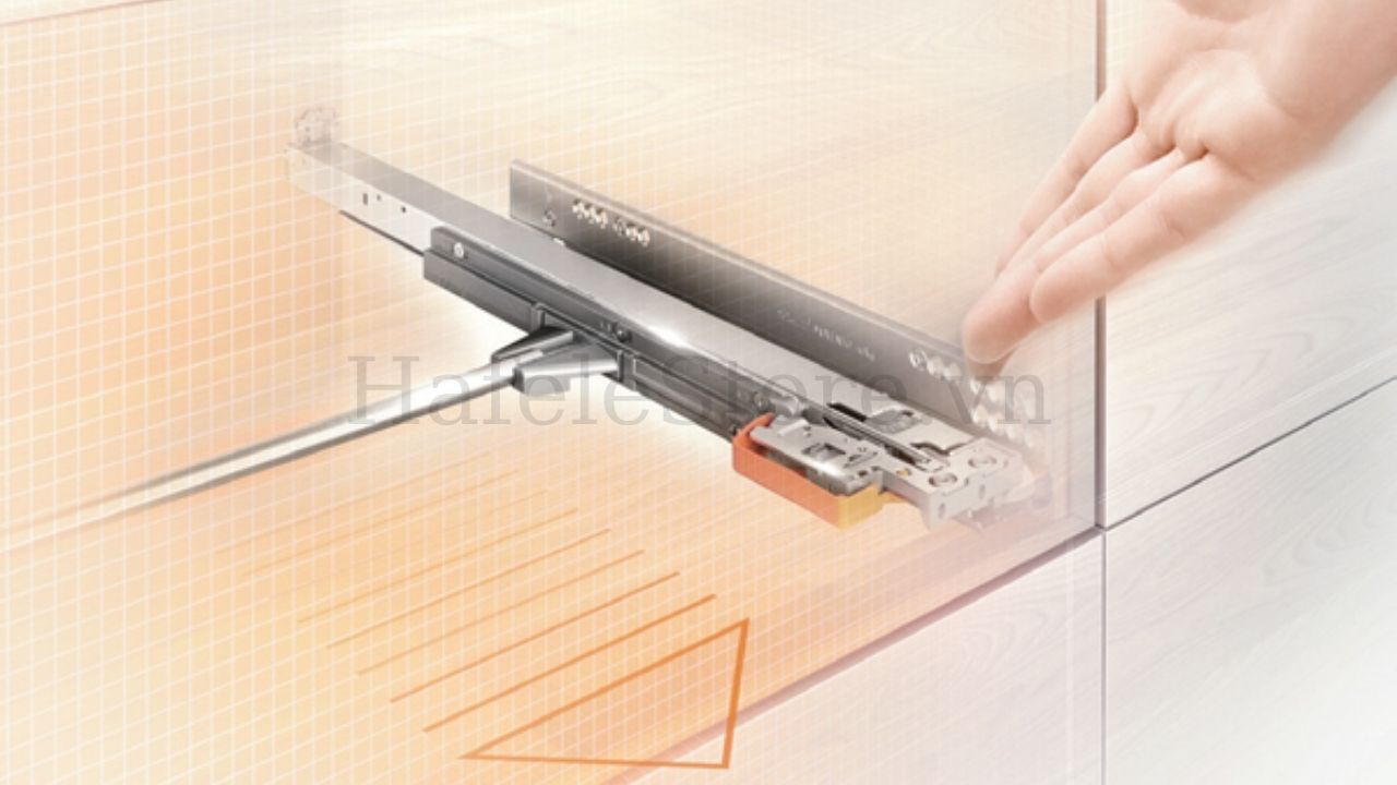 Các dòng Ray âm nhấn mở Hafele được ưa chuộng nhất