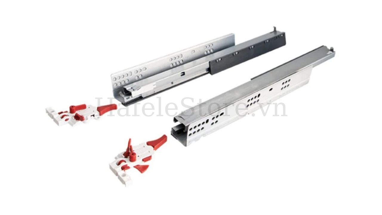 Các mẫu ray âm nhấn mở Hafele nổi bật