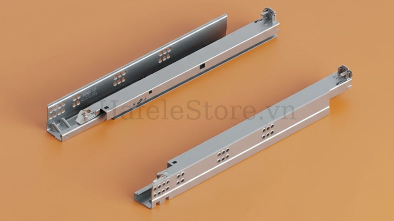 Dòng Ray âm giảm chấn mở toàn phần Blum Hafele