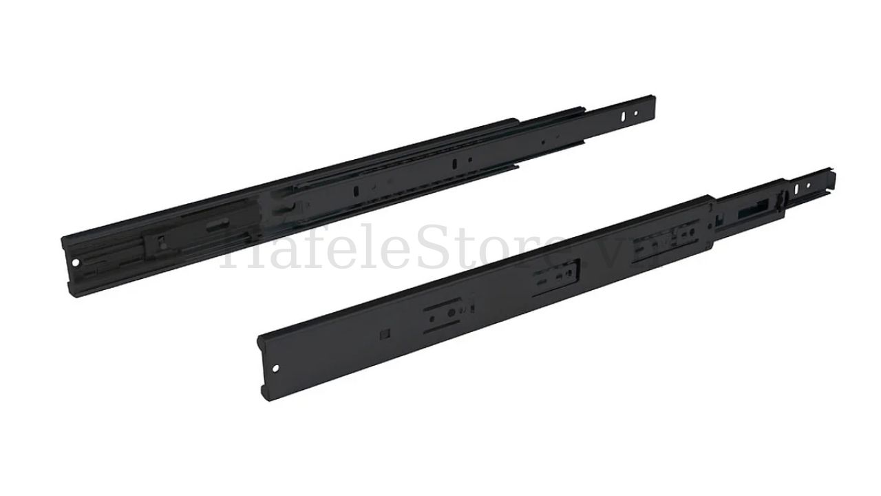 Dòng Ray bi giảm chấn màu đen Hafele