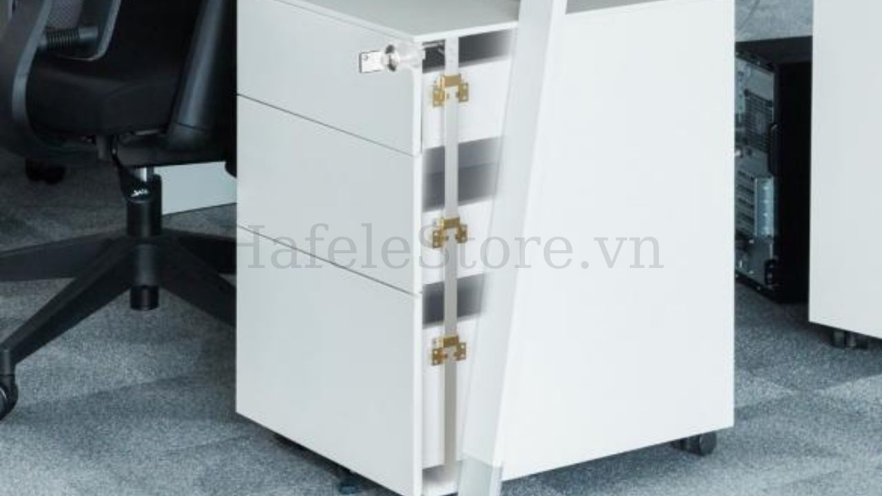 Khóa tủ 3 ngăn Hafele (Khóa trung tâm)