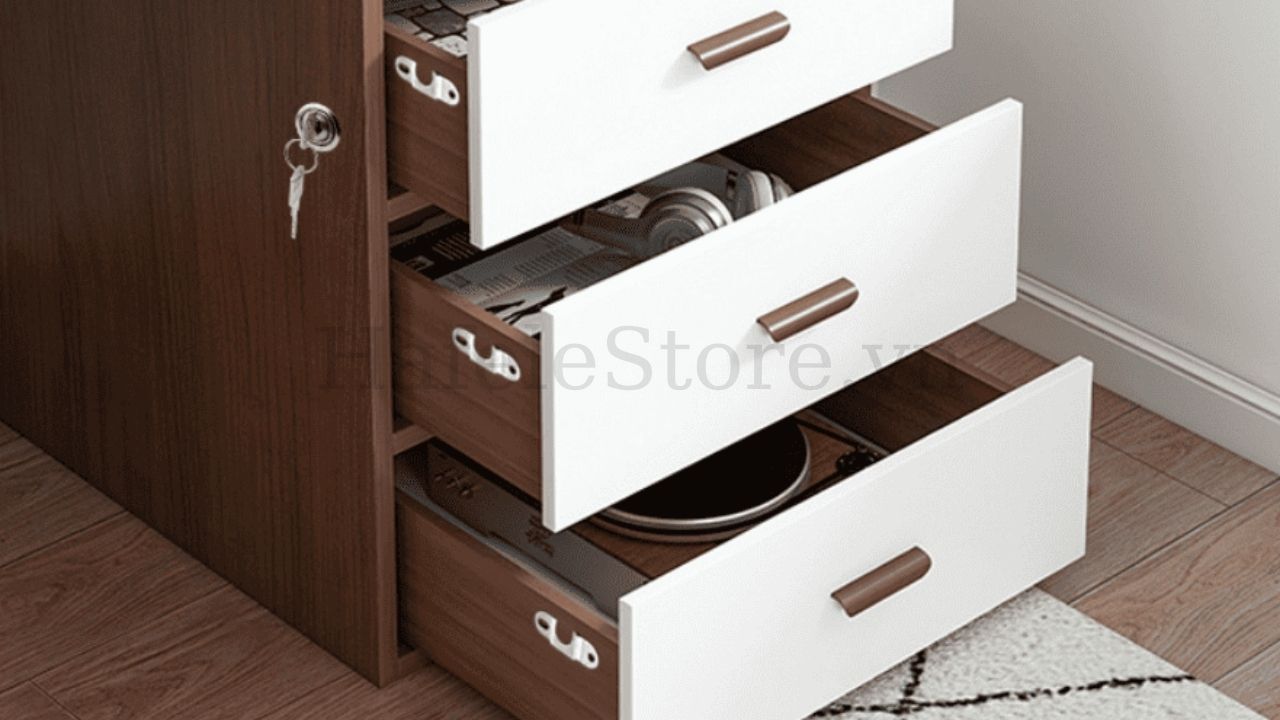 Khóa tủ 3 ngăn Hafele cho hệ tủ văn phòng