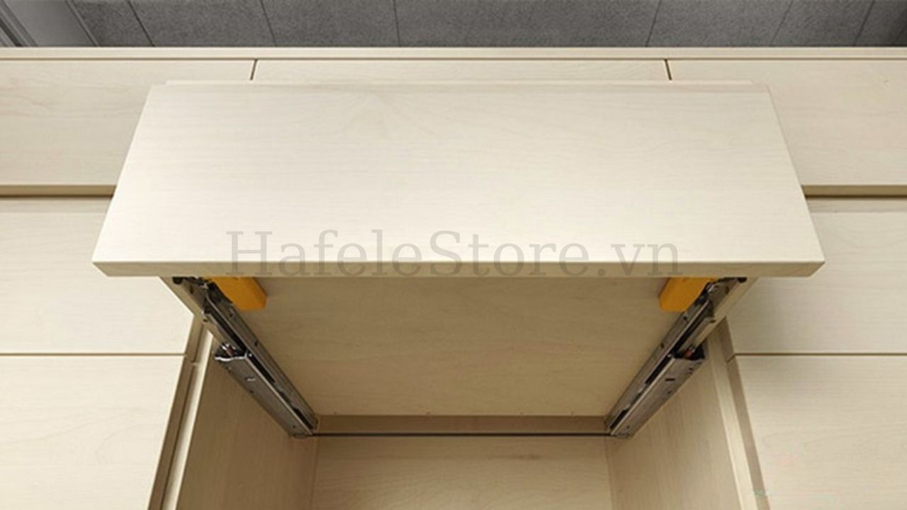 Kinh nghiệm lựa chọn và lắp đặt ray trượt Hafele cho tủ bếp bền lâu