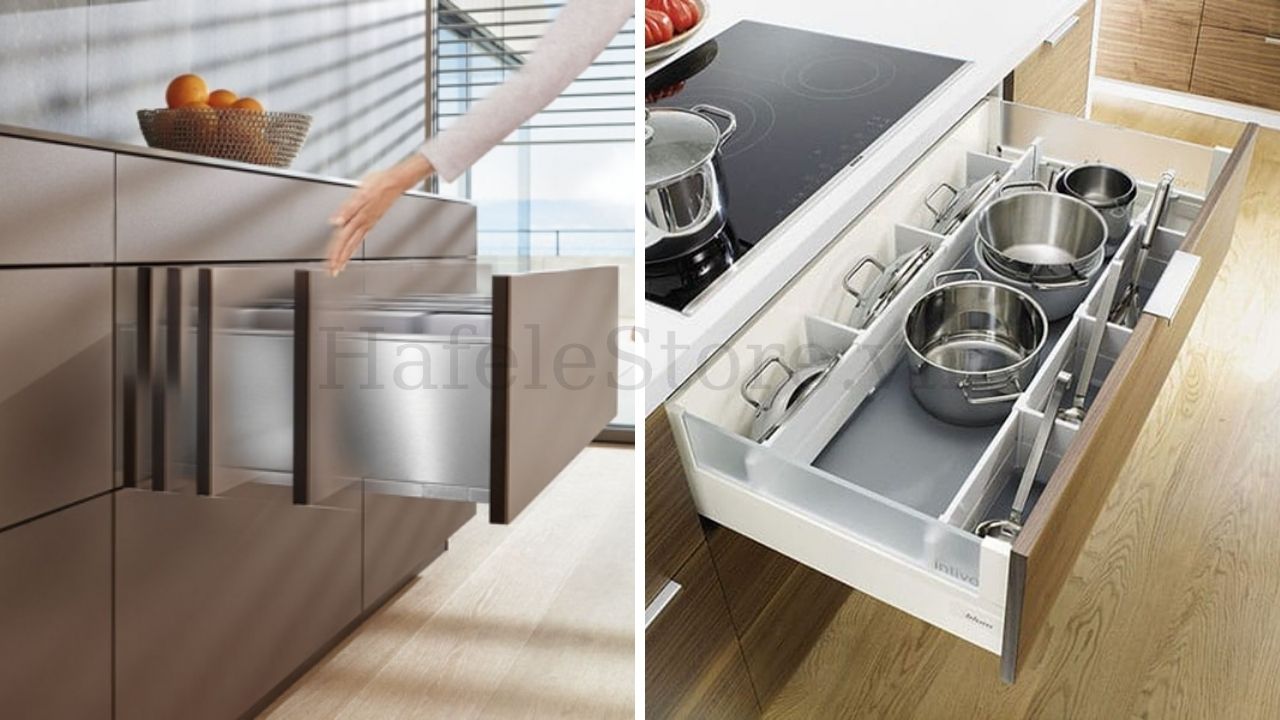 Những "nỗi đau" sẽ biến mất khi bạn chọn Ray trượt ngăn kéo Hafele