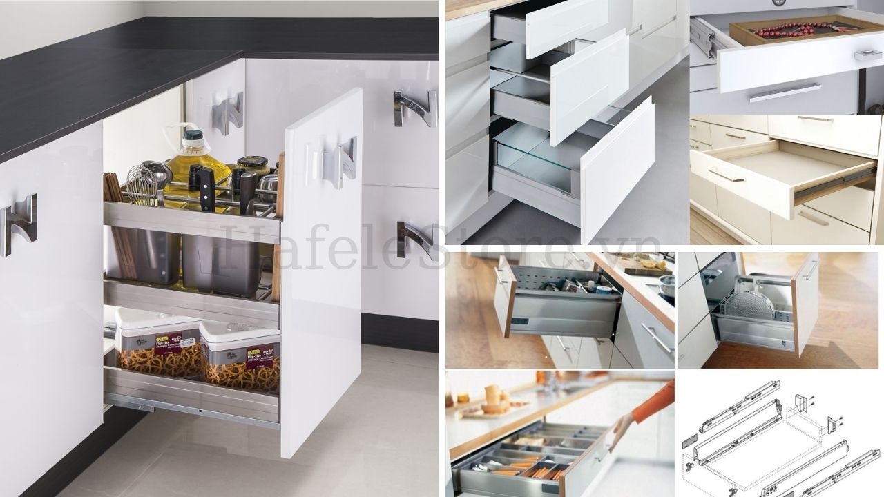Ray Trượt Tủ Bếp Hafele