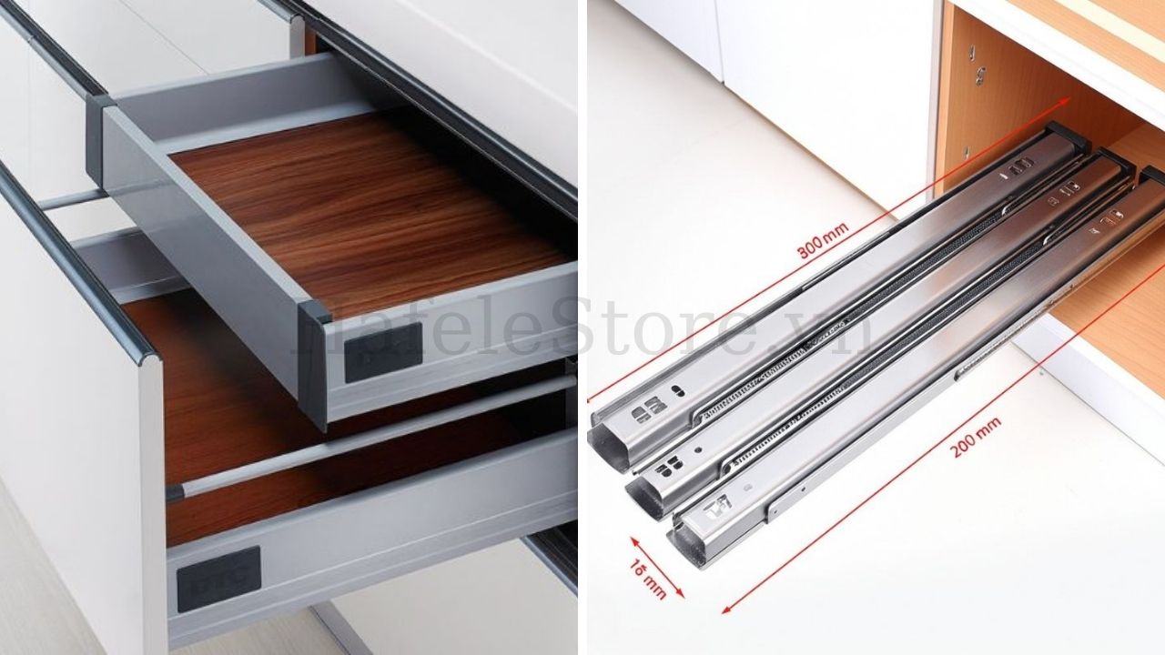 Tại sao cần chọn đúng kích thước cho ray ngăn kéo?